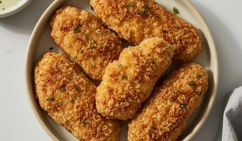 Crunchy Parmesan Chicken Tenders