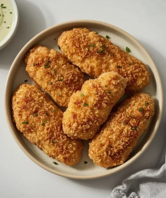 Crunchy Parmesan Chicken Tenders