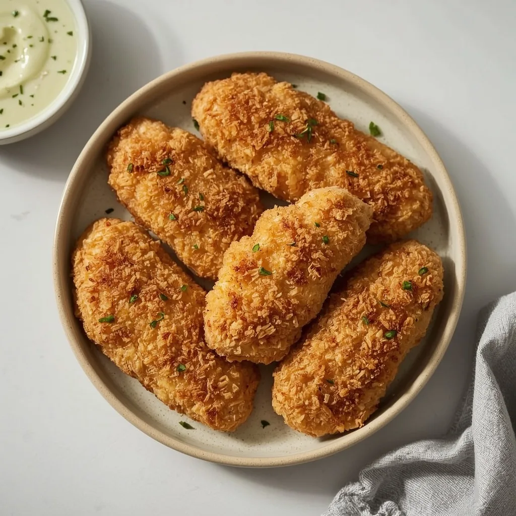 Crunchy Parmesan Chicken Tenders