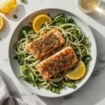 Giada Broiled Salmon and Fennel Salad