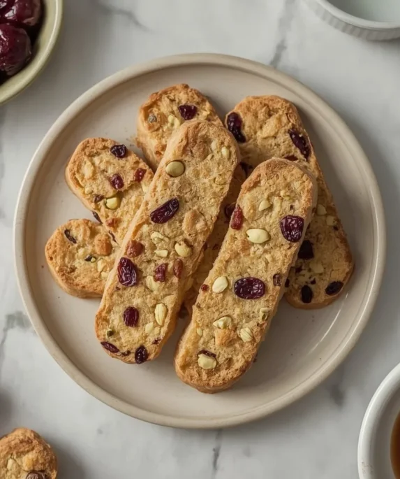 Giada Cherry-Pistachio Biscotti