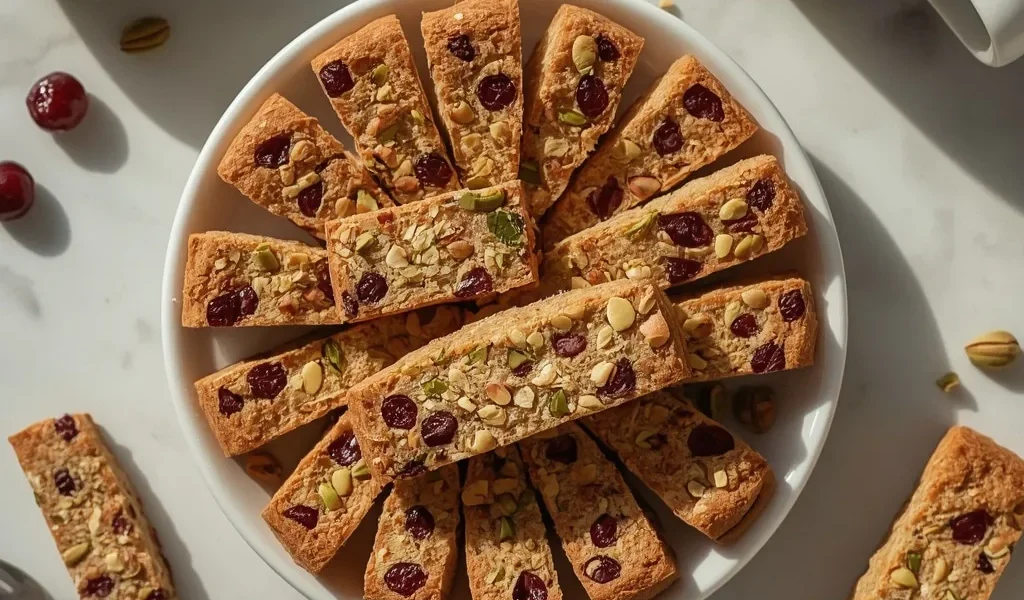 Giada Cherry-Pistachio Biscotti