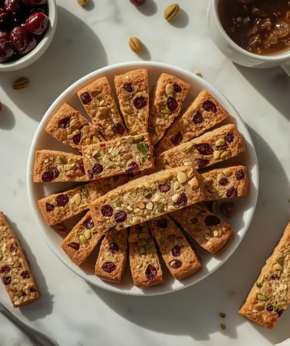 Giada Cherry-Pistachio Biscotti