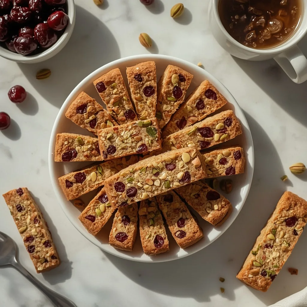 Giada Cherry-Pistachio Biscotti