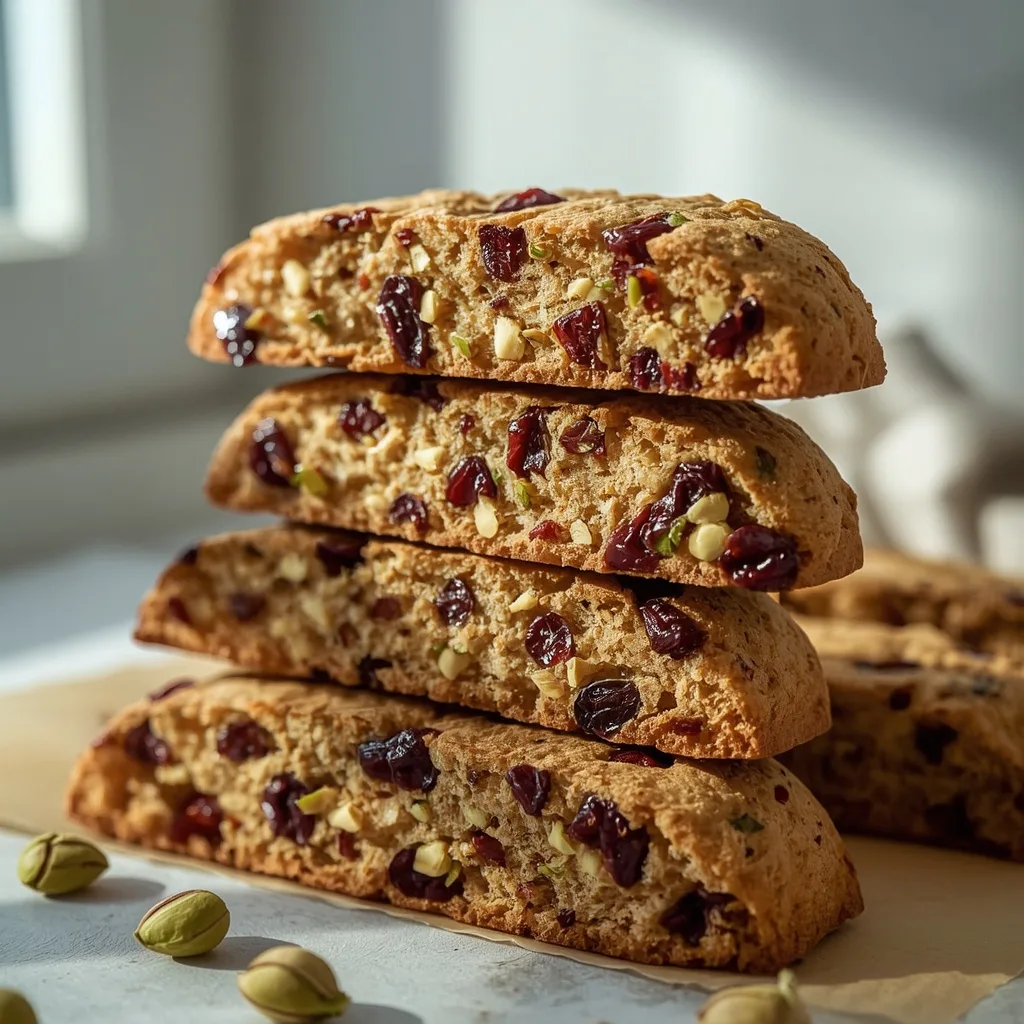 Giada Cherry-Pistachio Biscotti