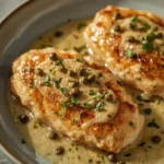 Giada De Laurentiis Chicken Piccata - recipe card