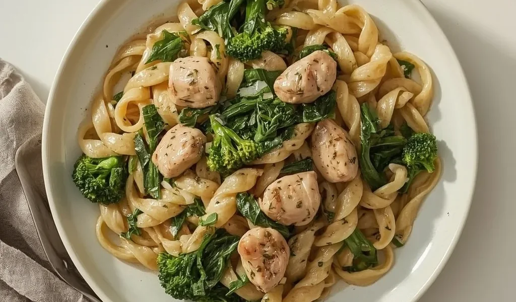 Giada Fusilli With Chicken And Broccoli Rabe