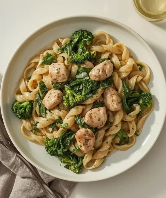 Giada Fusilli With Chicken And Broccoli Rabe