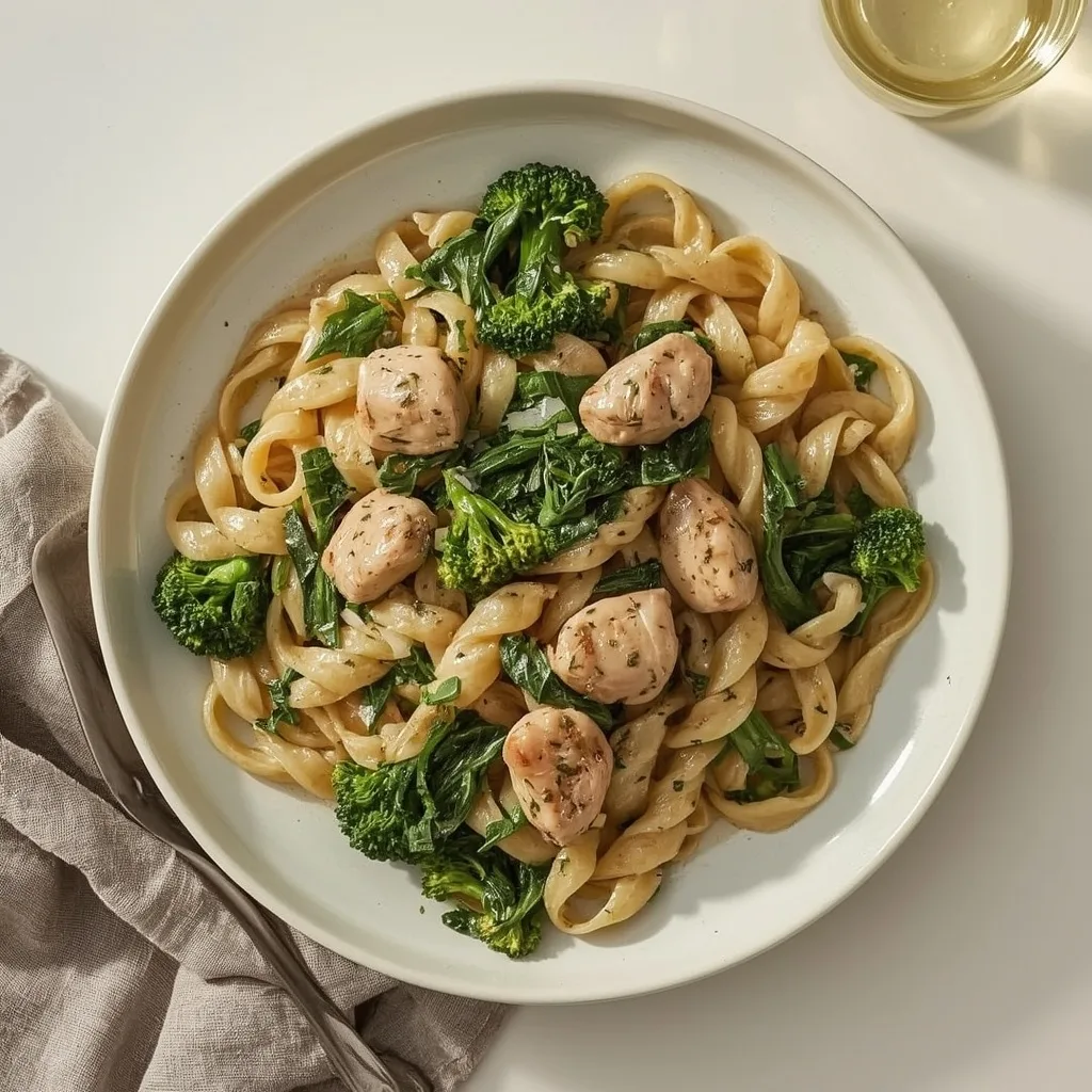 Giada Fusilli With Chicken And Broccoli Rabe