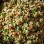 Giada Herbed Quinoa - recipe card