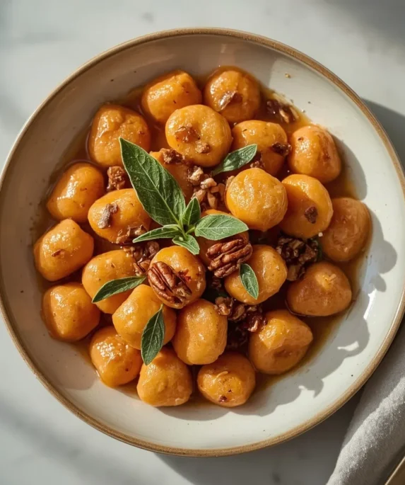 Giada Sweet Potato Gnocchi with Maple Brown Butter